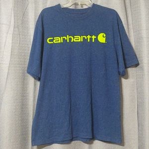 Carhartt Dark Blue Original Fit T-shirt Sz Large